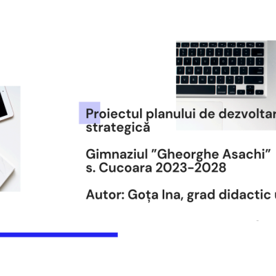Proiect al Planului de dezvoltare strategică al instituției pentru 2024-2028