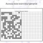 Excel Generator de Jocuri - Colorare desen simetric