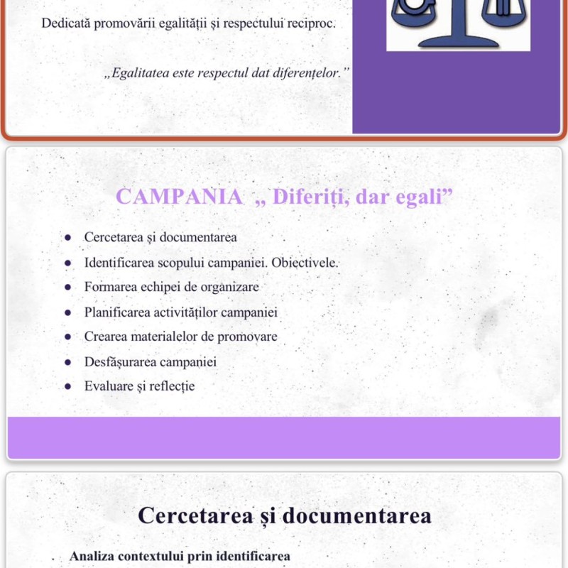 Diferiți, dar egali – Resursă digitală pentru educație incluzivă [fișier .PPTX]