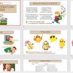 L.Lit.Română. Clasa a II-a. Tehnici de lectură. Puiul isteț de Spiridon Vangheli [fișiere .PPTX + .DOCX]