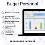 Buget personal automatizat în Excel [fișiere .XLSX + .PDF]