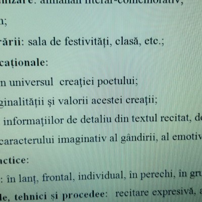 ACTIVITATE EXTRACURRICULARĂ „IUBIȚI-L PE VIERU!” Învățământ preșcolar, primar,  gimnazial și liceal [fișier .DOCX]