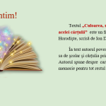 L.Lit.Română. Clasa a IV-a. Textul „Culoarea, mirozna şi foşnetul acelei cărţulii” de Ion Druţă, lecția 2 [fișier .PPTX]