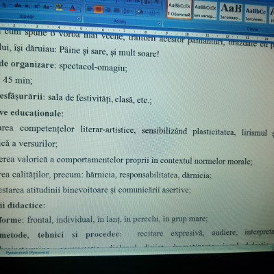 ACTIVITATE EXTRACURRICULARĂ „DRUMUL PÂINII. PÂINICĂ FRUMOASĂ, DIN CUPTOR SCOASĂ!” Învățământ preșcolar, primar și gimnazial [fișier .DOCX]