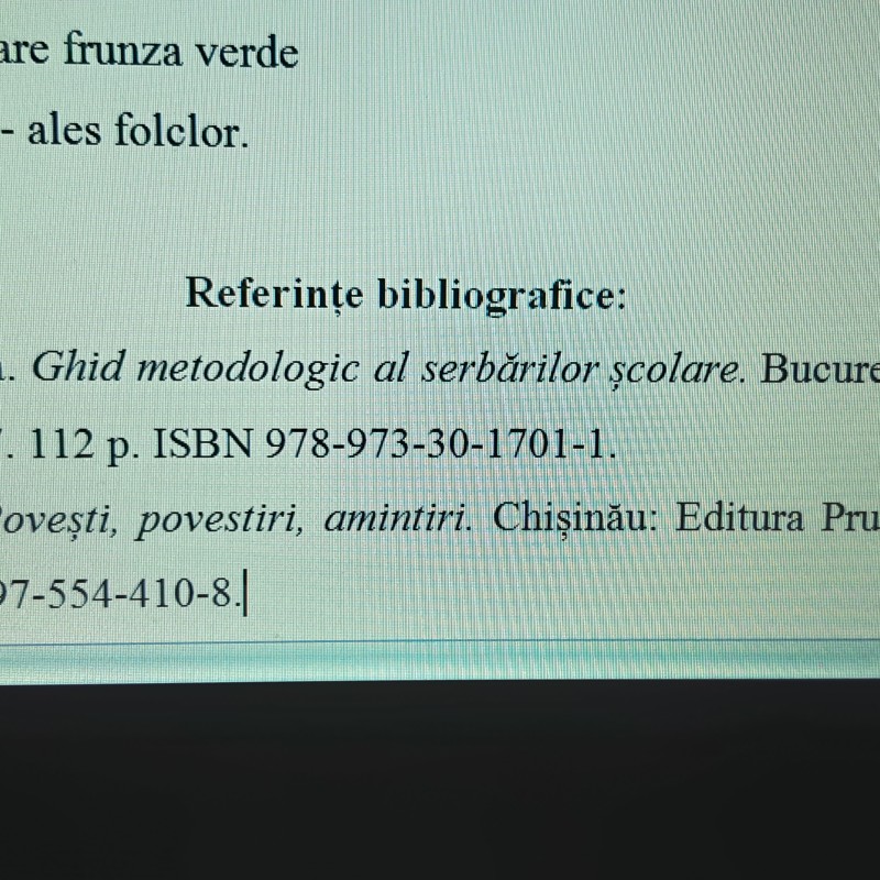 ACTIVITATE EXTRACURRICULARĂ - ȘEZĂTOARE LITERARĂ „ÎN LUMEA POVEȘTILOR LUI ION CREANGĂ ” Învățământ preșcolar, primar, gimnazial și liceal [fișier .D