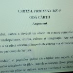 ACTIVITATE EXTRACURRICULARĂ  „CARTEA, PRIETENA MEA!”