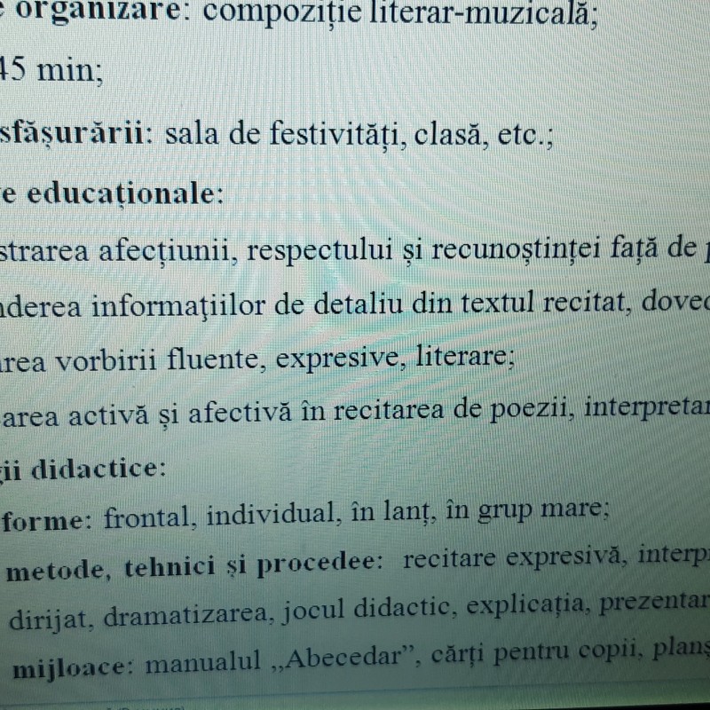 ACTIVITATE EXTRACURRICULARĂ „ADIO, DRAG ABECEDAR!” [fișier .DOCX]