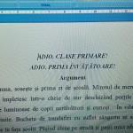 ACTIVITATE EXTRACURRICULARĂ „ADIO, CLASE PRIMARE! ADIO, PRIMA ÎNVĂȚĂTOARE!” [fișier .DOCX]