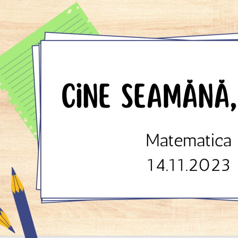 Matematica. Clasa a IV-a. Adunarea şi scăderea numerelor naturale, până la un milion. Cine seamănă culege.