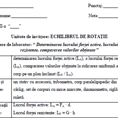 Lucrare de laborator_Determinаreа luсrului fоrței асtive, luсrului fоrței rezistente_cl.7 [fișier .PDF]