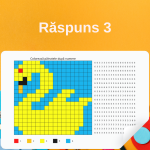 15 Exerciții și Răspunsuri de colorare după numere