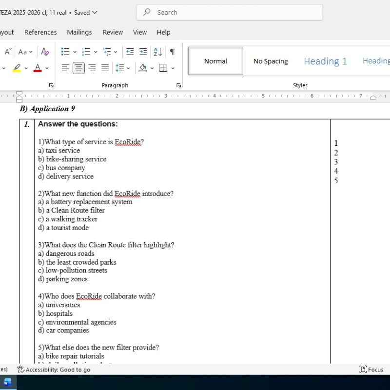 Teza Engleza clasa 11  [fișier .DOCX]