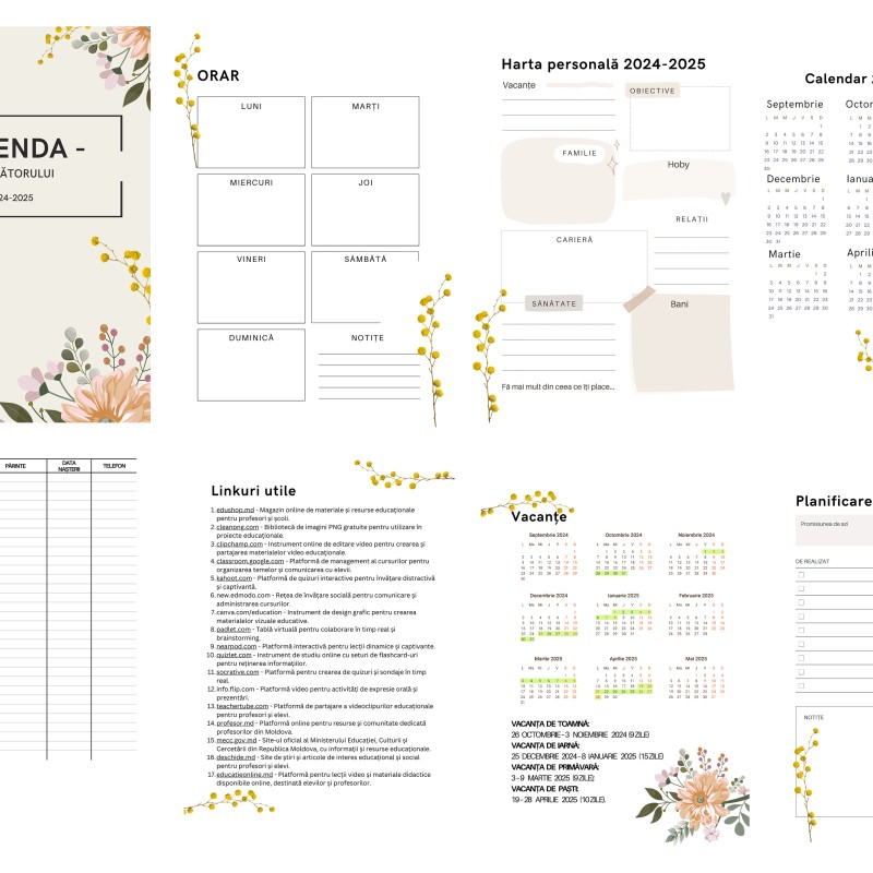 Agenda învățătorului