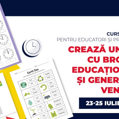 Curs intensiv pentru Educatori și Profesori: Crează un Site cu Broșuri Educaționale și Generează Venituri