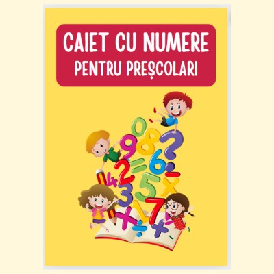 Caiet cu numere de la 1-20 - scriere și ordonare [fișier .PDF]