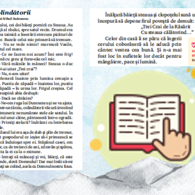 L.Lit.Română. Clasa a III-a. Textul „Colindătorii” după Mihail Sadoveanu [fișier .PPTX]