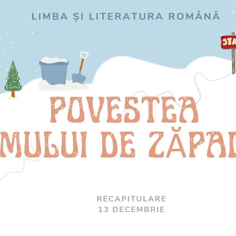 L.Lit.Română. Clasa a III-a. Textul „Povestea omului de Zăpadă” Lecție-sinteză. Atelier de lectură, scriere și vorbire [fișier .PPTX]