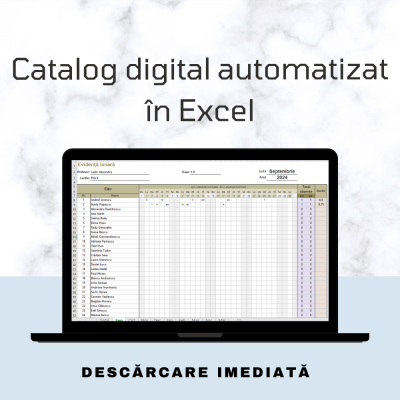 Catalog digital automatizat în Excel