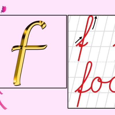 Limba și literatura română, clasa I-a, litera „f” mic