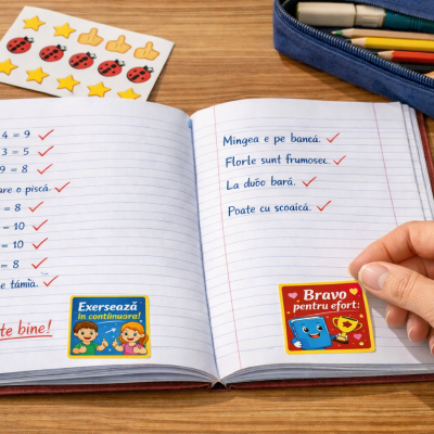 Stickere pentru verificarea caietelor [fișier .PDF]