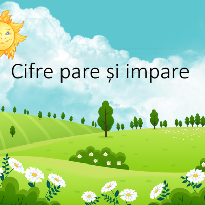 Cifre pare și impare