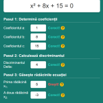 Generator de Ecuații Pătratice [fișier .html]