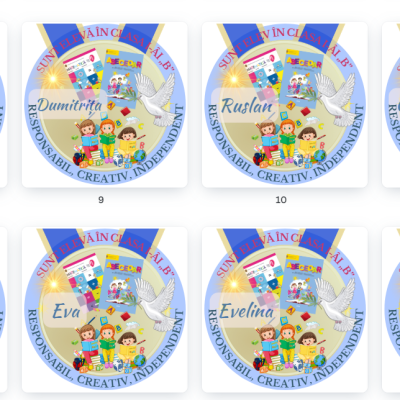 Ecusoane pentru elevii din clasa I-âi [fișiere .PDF + .PPTX]