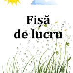 Fișă de lucru  pentru antrenarea scrisului