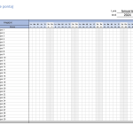 Excel automatizat - Evidența concediilor și Tabel de pontaj [fișier .XLSX]