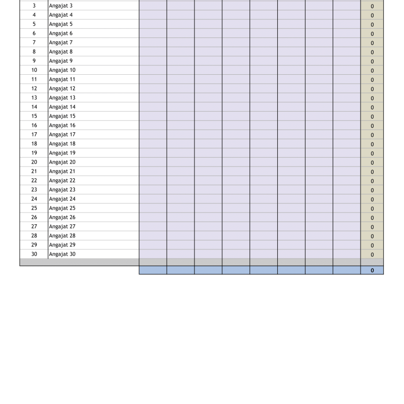Excel automatizat - Evidența concediilor și Tabel de pontaj [fișier .XLSX]