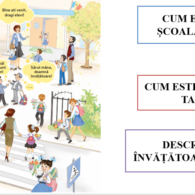 Abecedar_Lecția 1. Modul în care comunicăm. Prima zi de școală