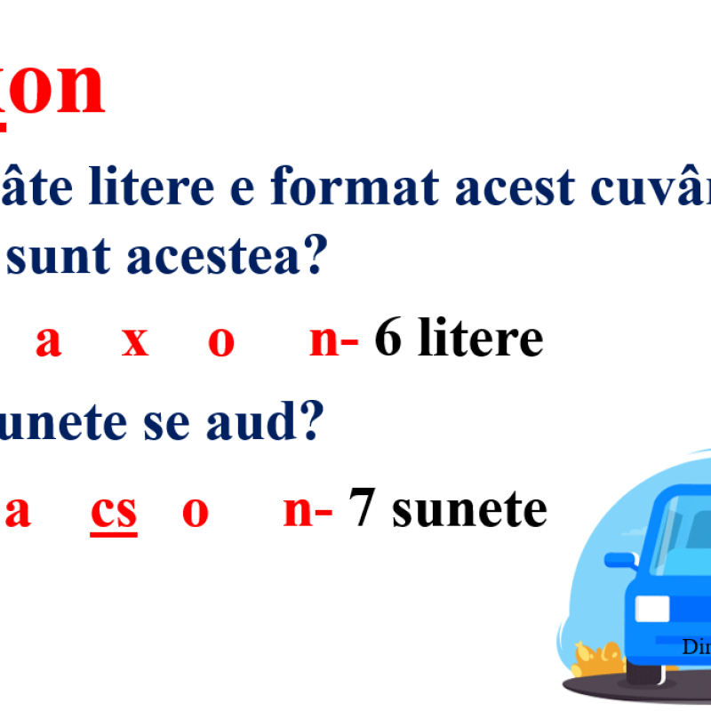 Abecedar_Sunetele [cs], [gz] și litera „x” mic