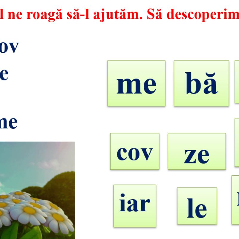 Abecedar_Grupul de litere „Ghe”