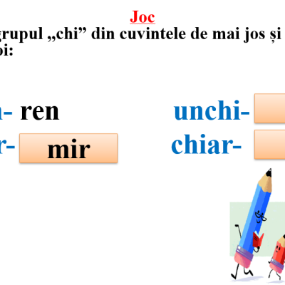 Abecedar_Grupul de litere „ghe” mic