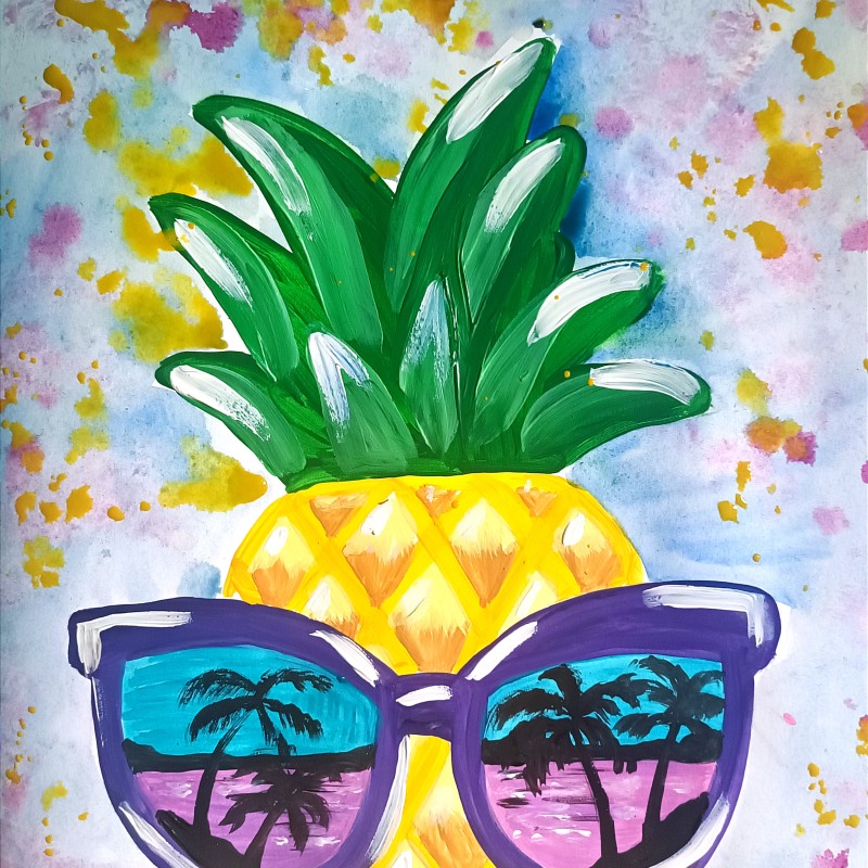 Lecție de pictură - etape de crearea a unei compoziții plastice cu guașe