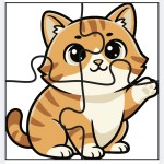 Puzzle pentru cei isteți 2 - 4 ani [fișier .PDF]