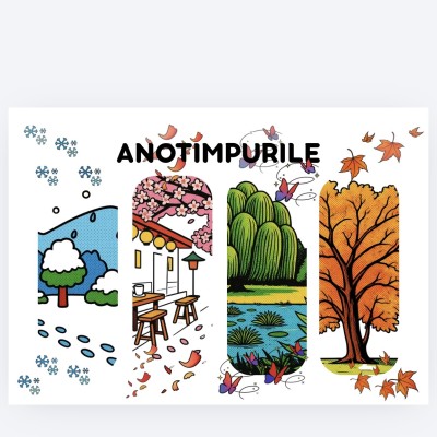 Planșă educativă - ANOTIMPURILE [fișier .PDF]