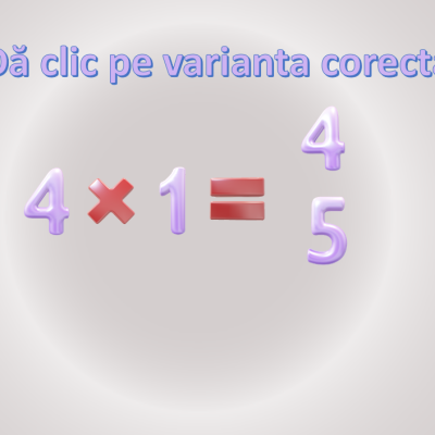 Prezentare interactivă - Tabla înmulțirii cu 4