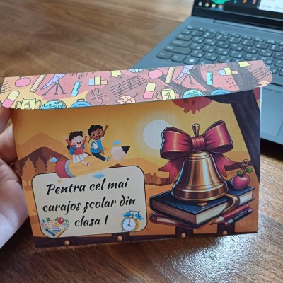 Plic  pentru scrisoare la început de an școlar [fișier .PDF]