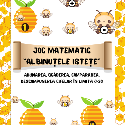 Adunarea/scăderea/compararea/descompunerea numerelor în limita 0-20