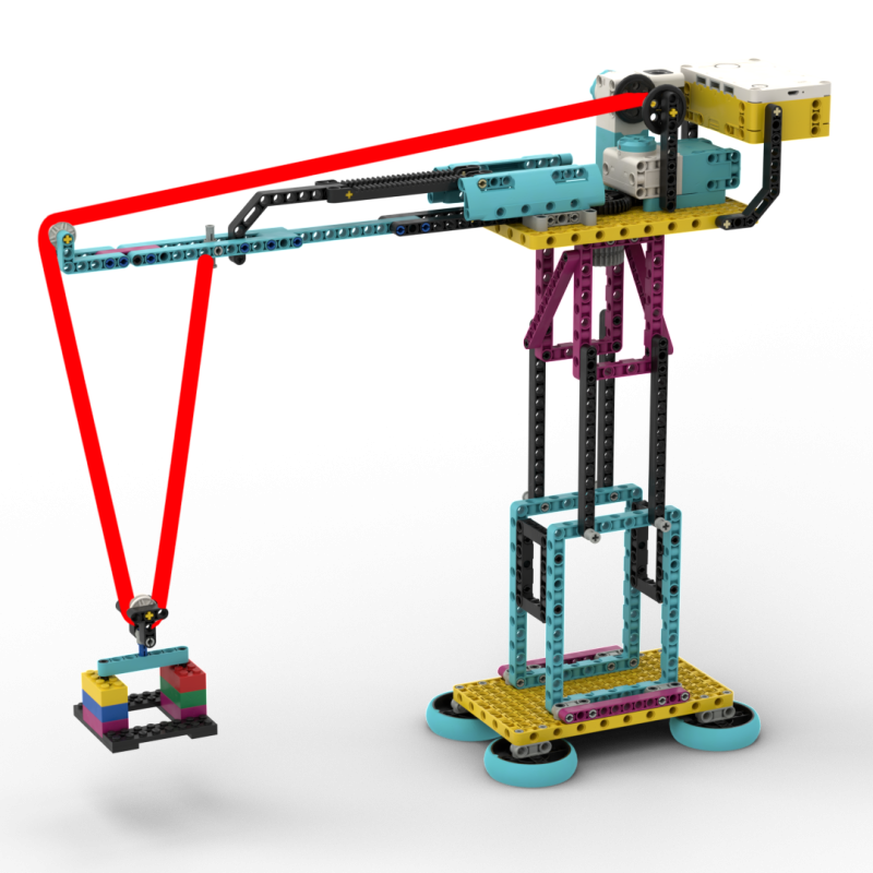 Instrucțiune Macara - Set SPIKE™ Prime 45678