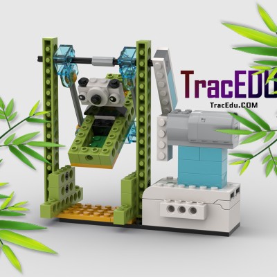 Instrucțiune Panda pe leagăn - set WeDo 2.0
