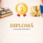 Set diplome A4 – Locul I, II, III și Mențiune [fișier .PDF]
