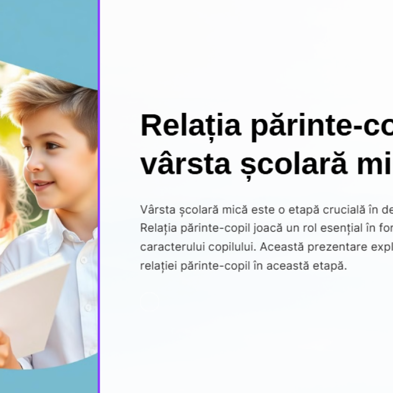 Ședință cu părinții „Relația părinte - copil la vârsta școlară mică” [fișiere .PPTX + .PDF]