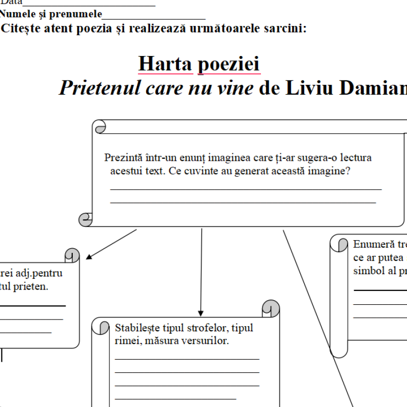 Prietenul care nu vine L.Damian [fișiere .DOC + .PDF]