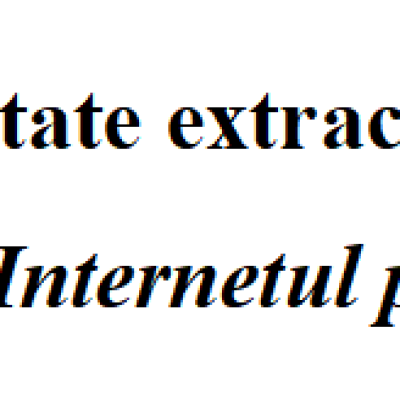 Internetul este prieten sau dușman [fișier .DOCX]
