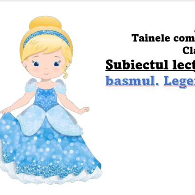 Clasa 2 - Tainele Comunicării: Legenda Rândunicii (PPTX)