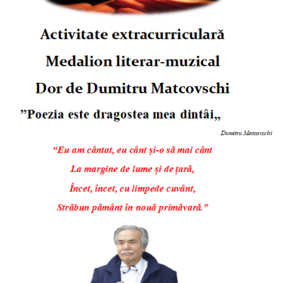 Dor de Dumitru Matcovschi [fișier .DOCX]