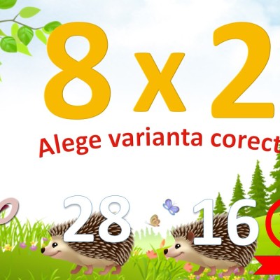 Prezentare interactivă - Tabla înmulțirii cu 8 [fișier .PPSM]