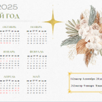 Calendar 2024-2025 anul școlar (RU)